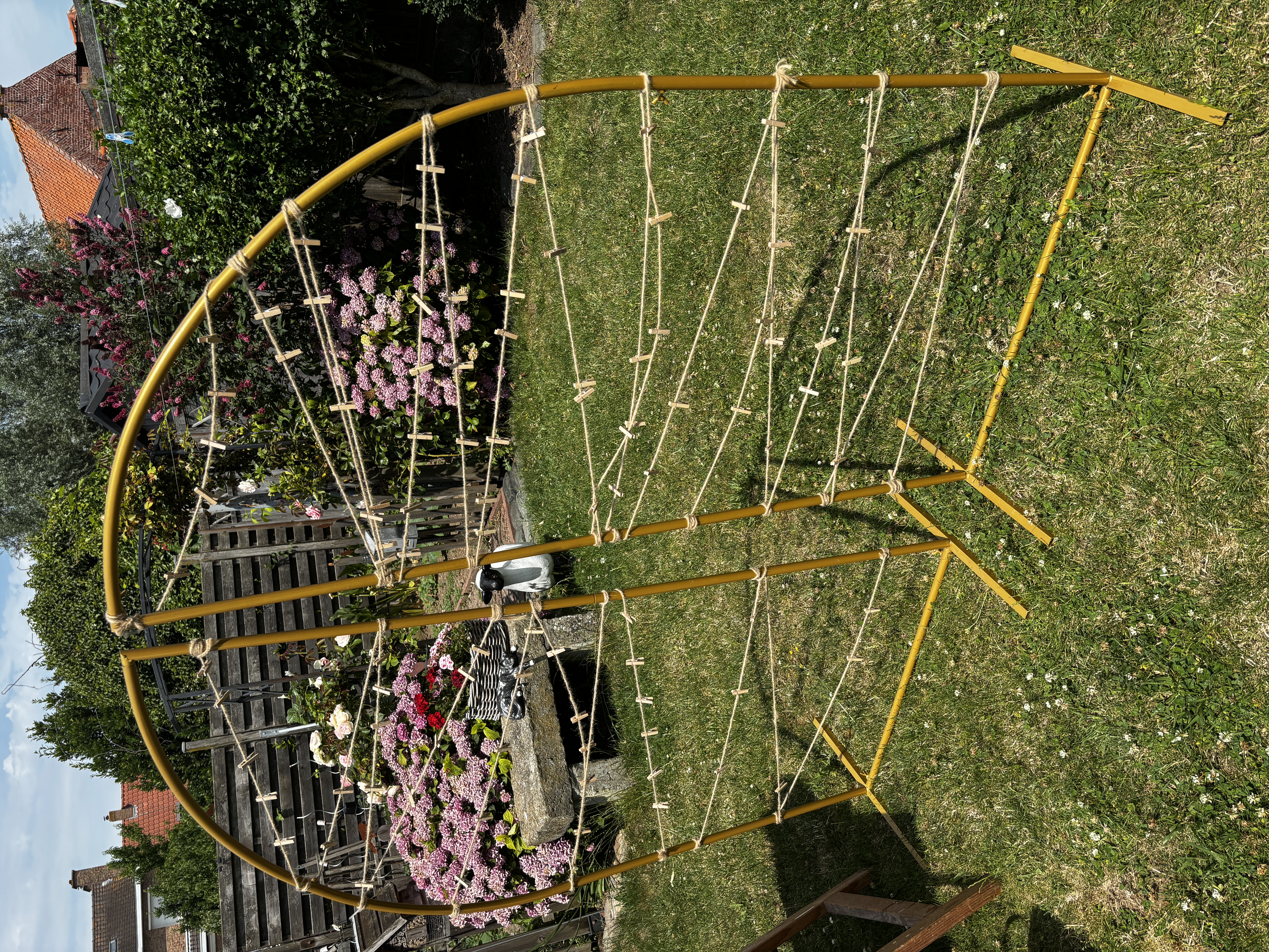 Arche doré pour photo