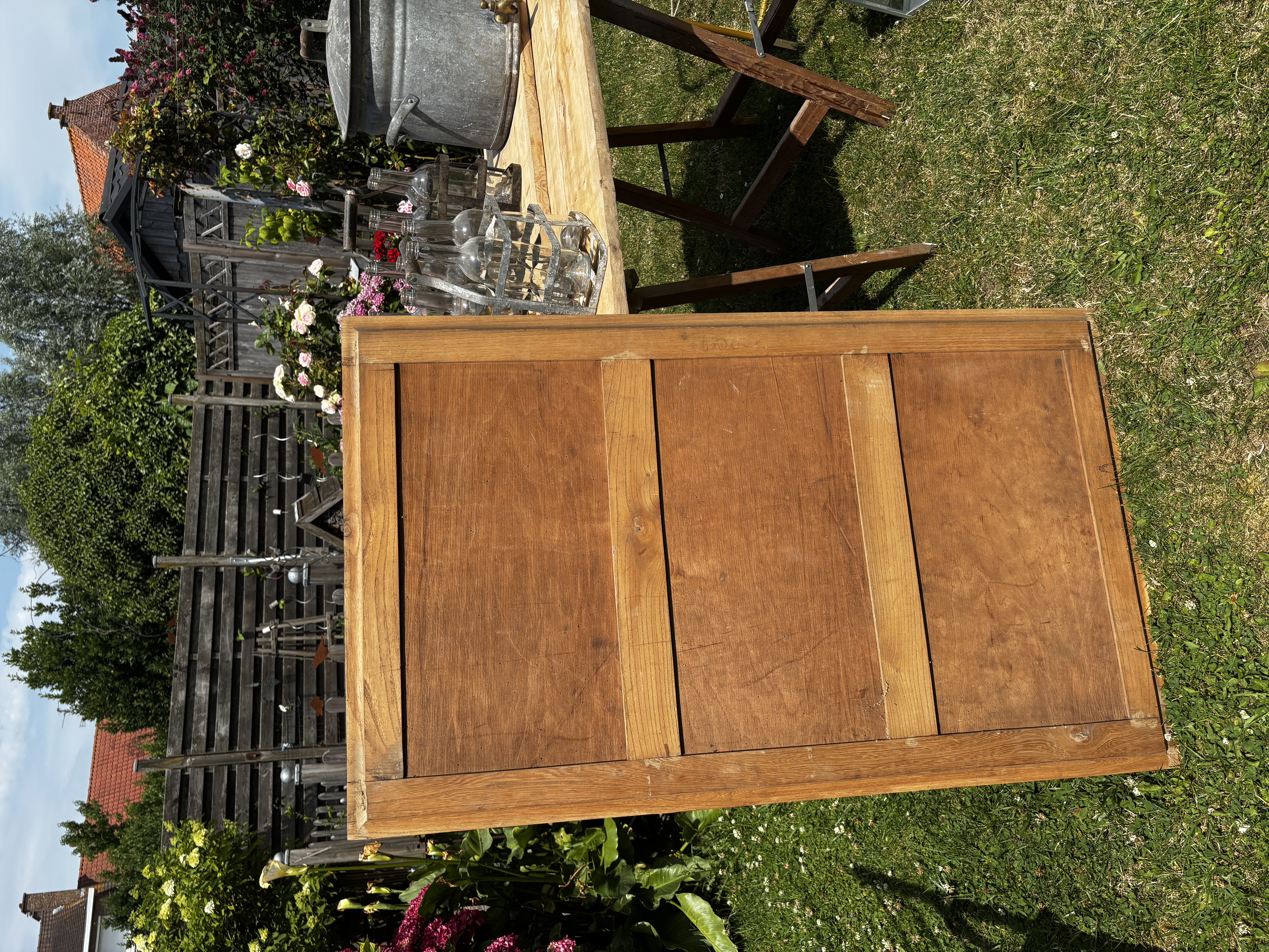 Pancarte rectangle en bois